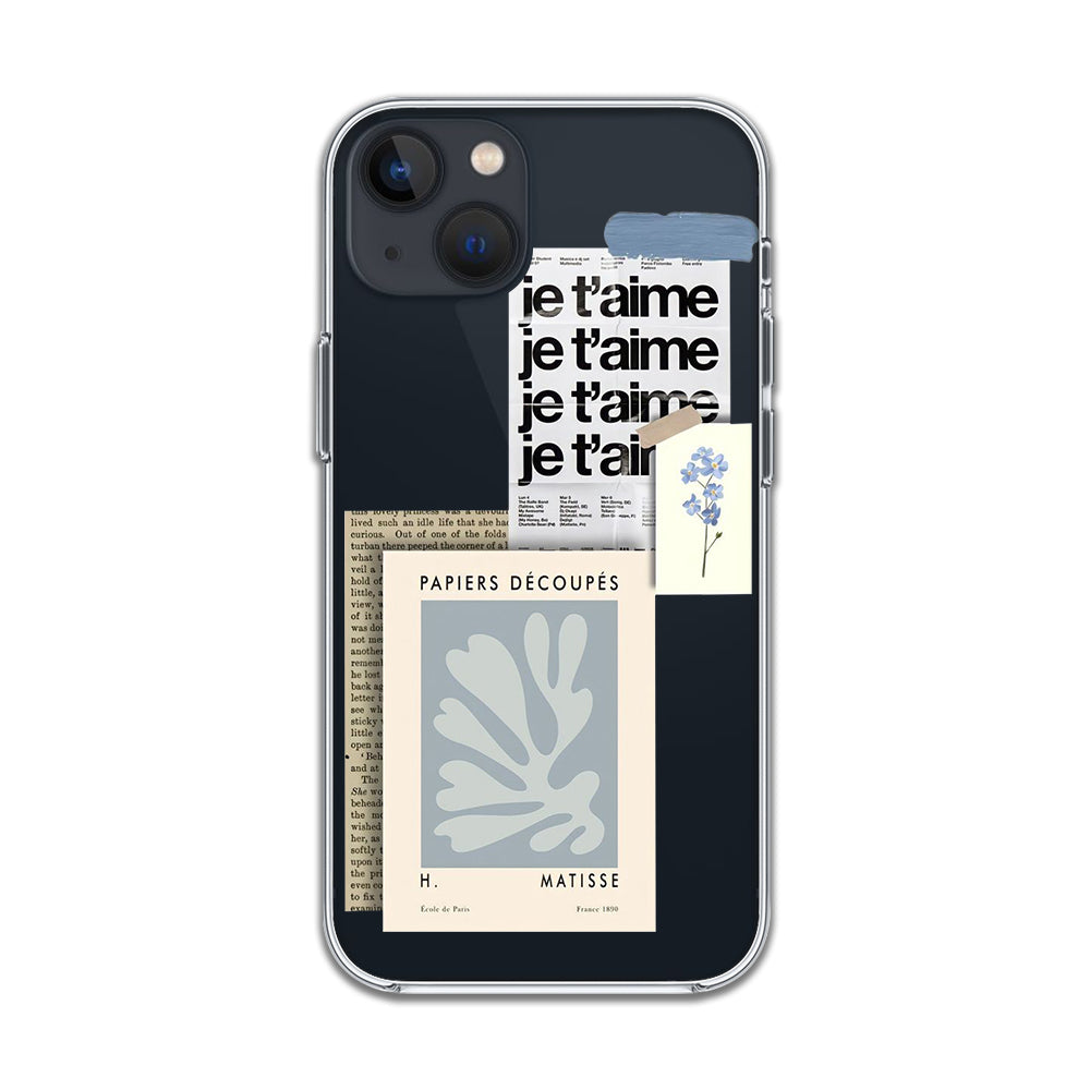 Je T’aime Collage Sticker Case