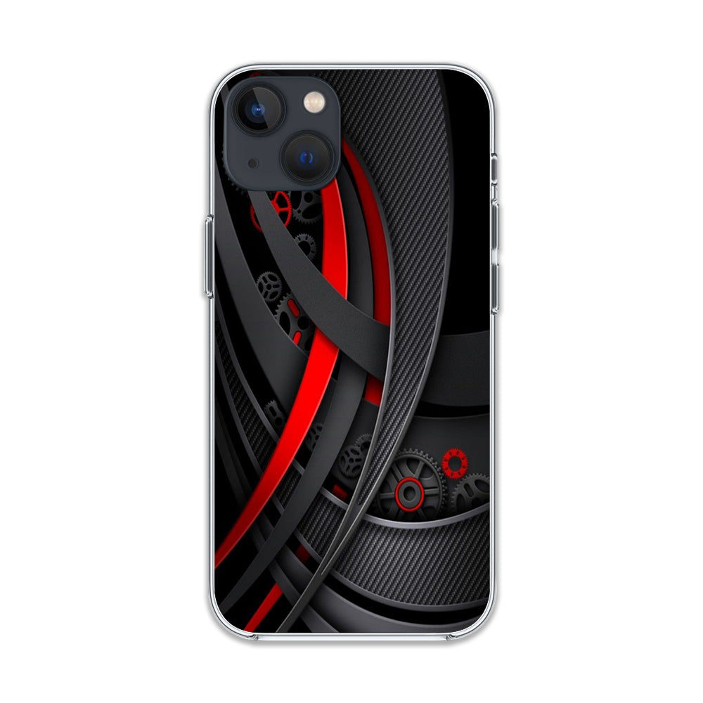 black red Silicone Case