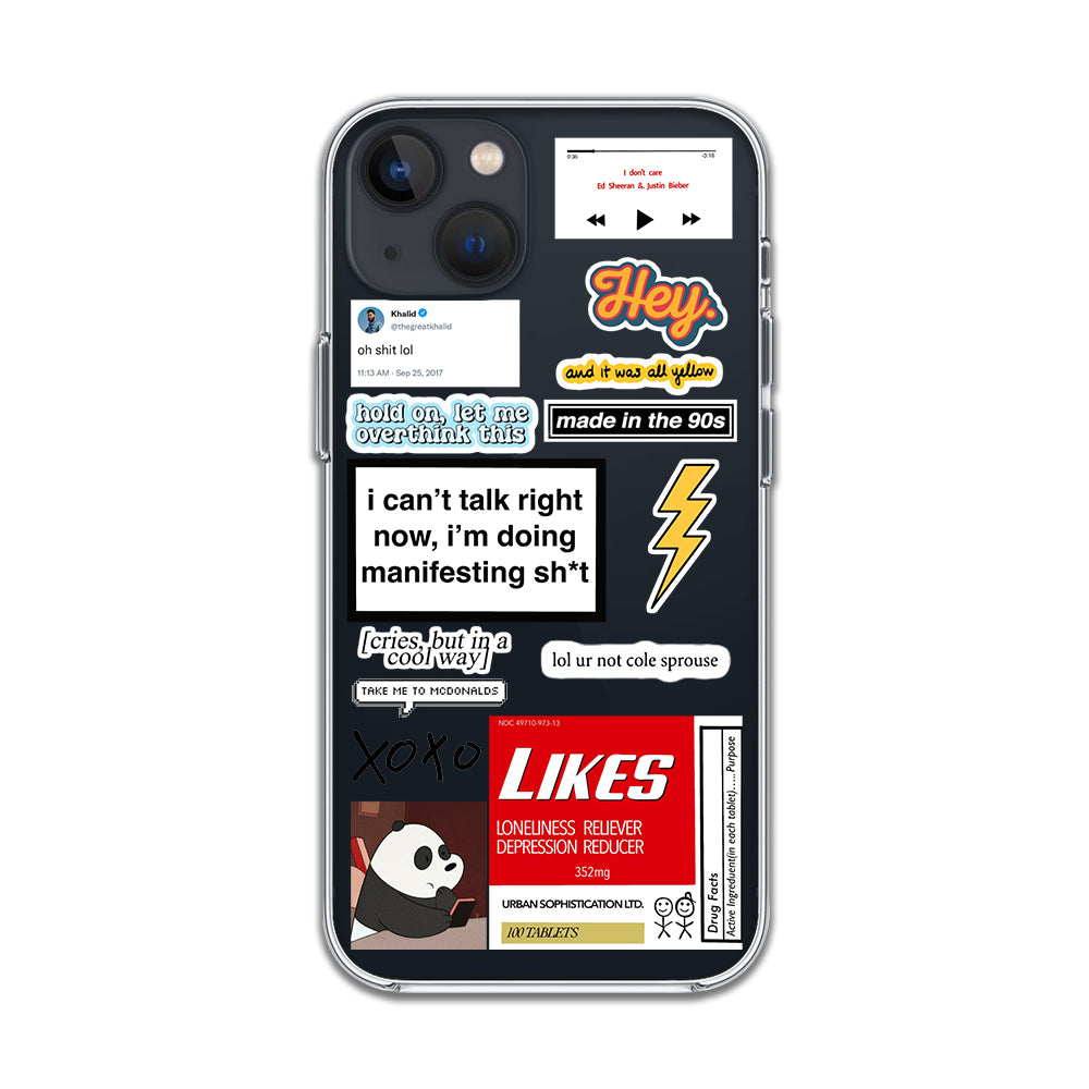Overthinking Era Phone Sticker Case