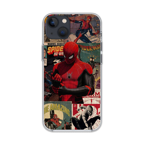 Spiderman Comic Collage Silicone Case