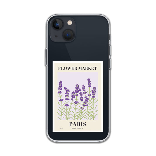 Paris Floral Poster Sticker Case