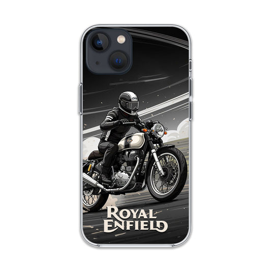 Royal Enfield Rider Silicone Phone Case