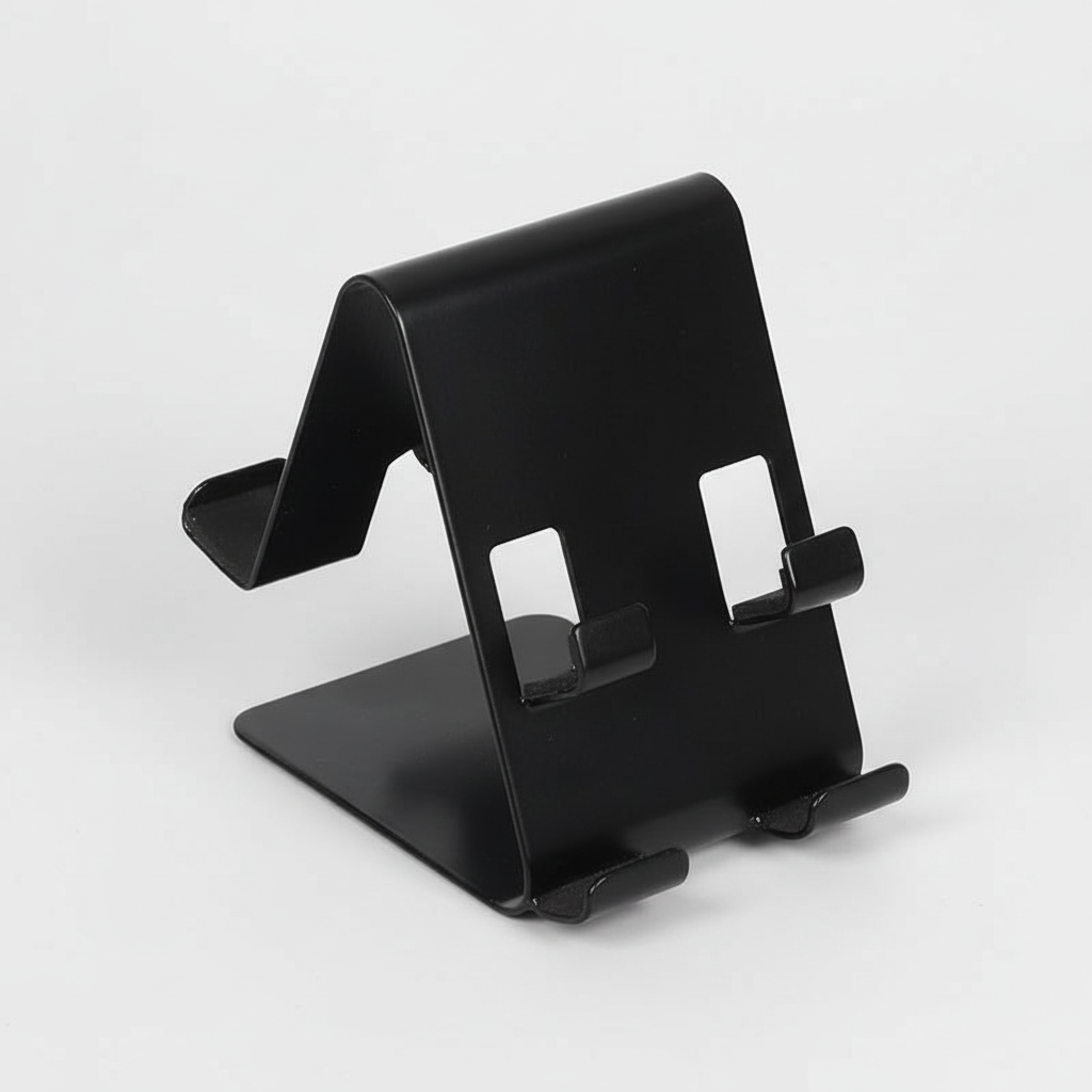 Adjustable Metal Phone Stand – Sturdy Desktop Holder for Video Calls & Charging