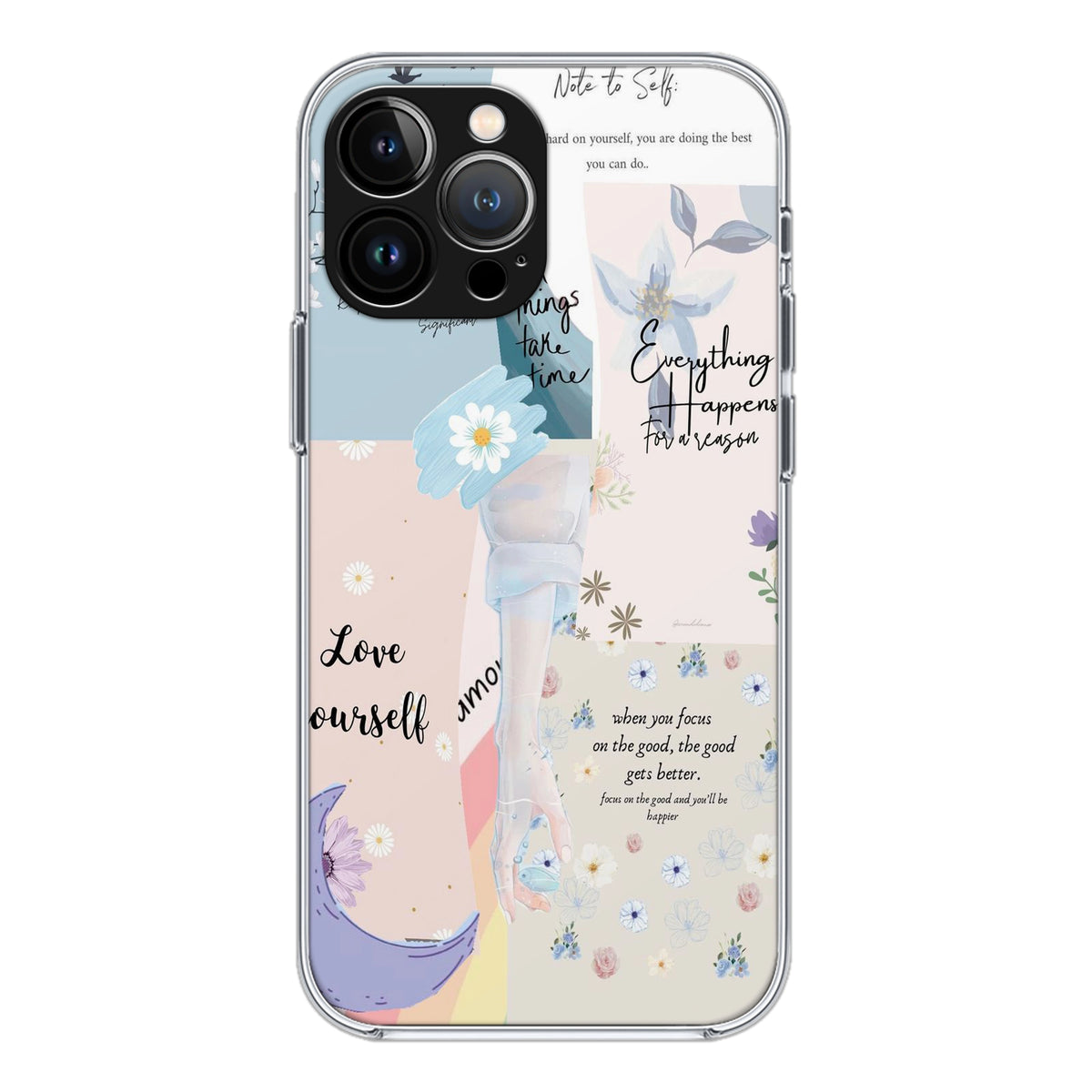 Pastel Love Yourself Silicone Case