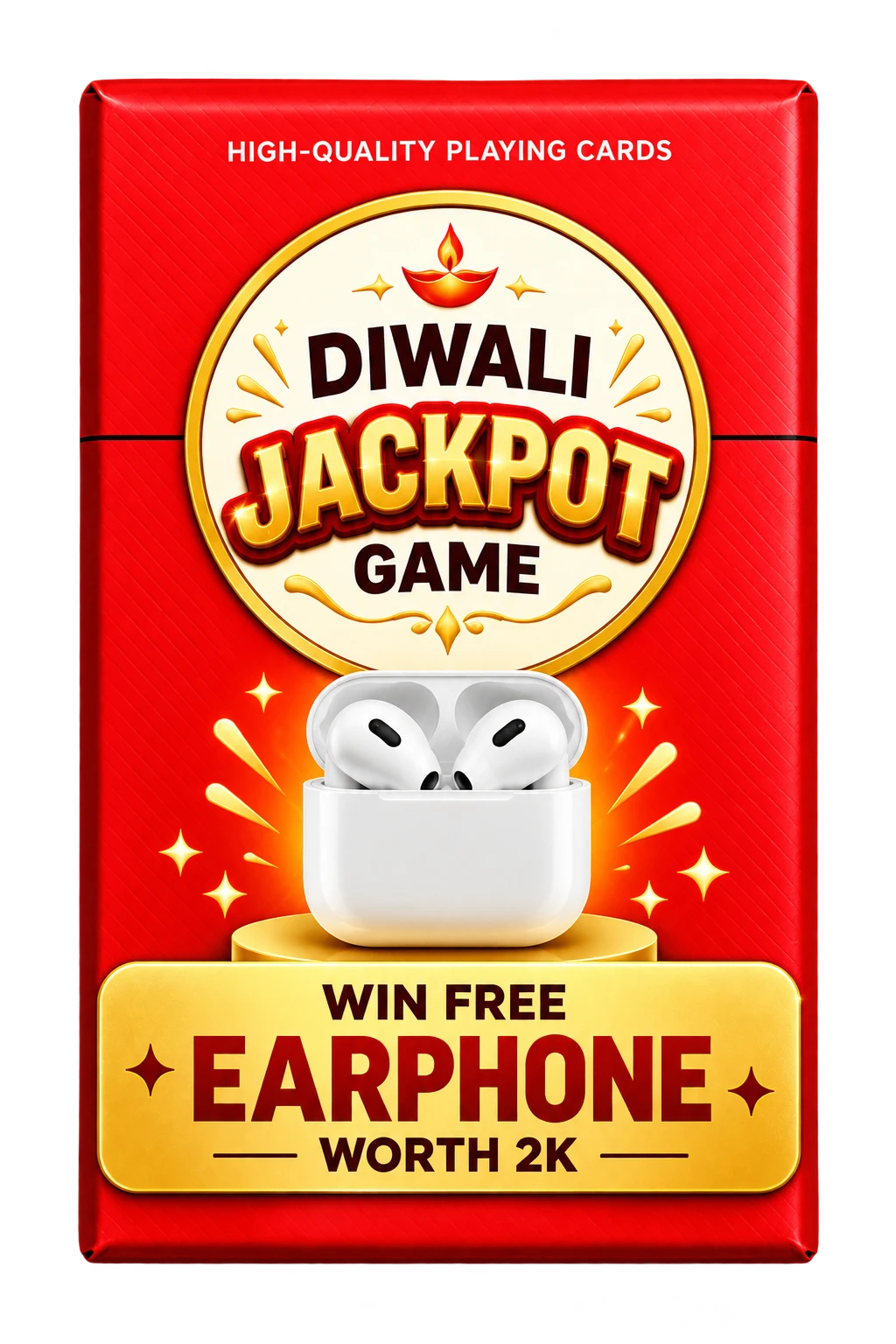 Diwali Jackpot card box: win free earphones worth ₹2,000